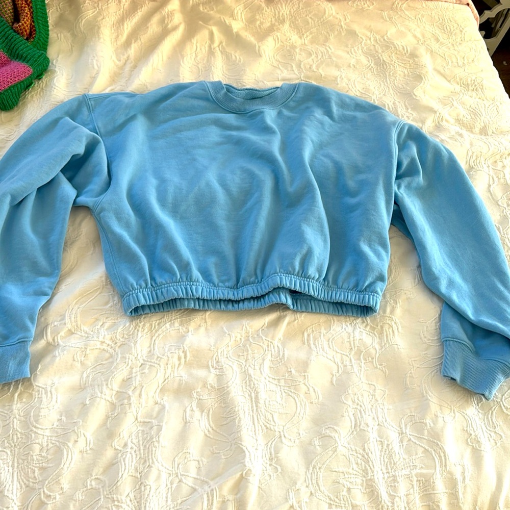 #alo cropped sweatshirt